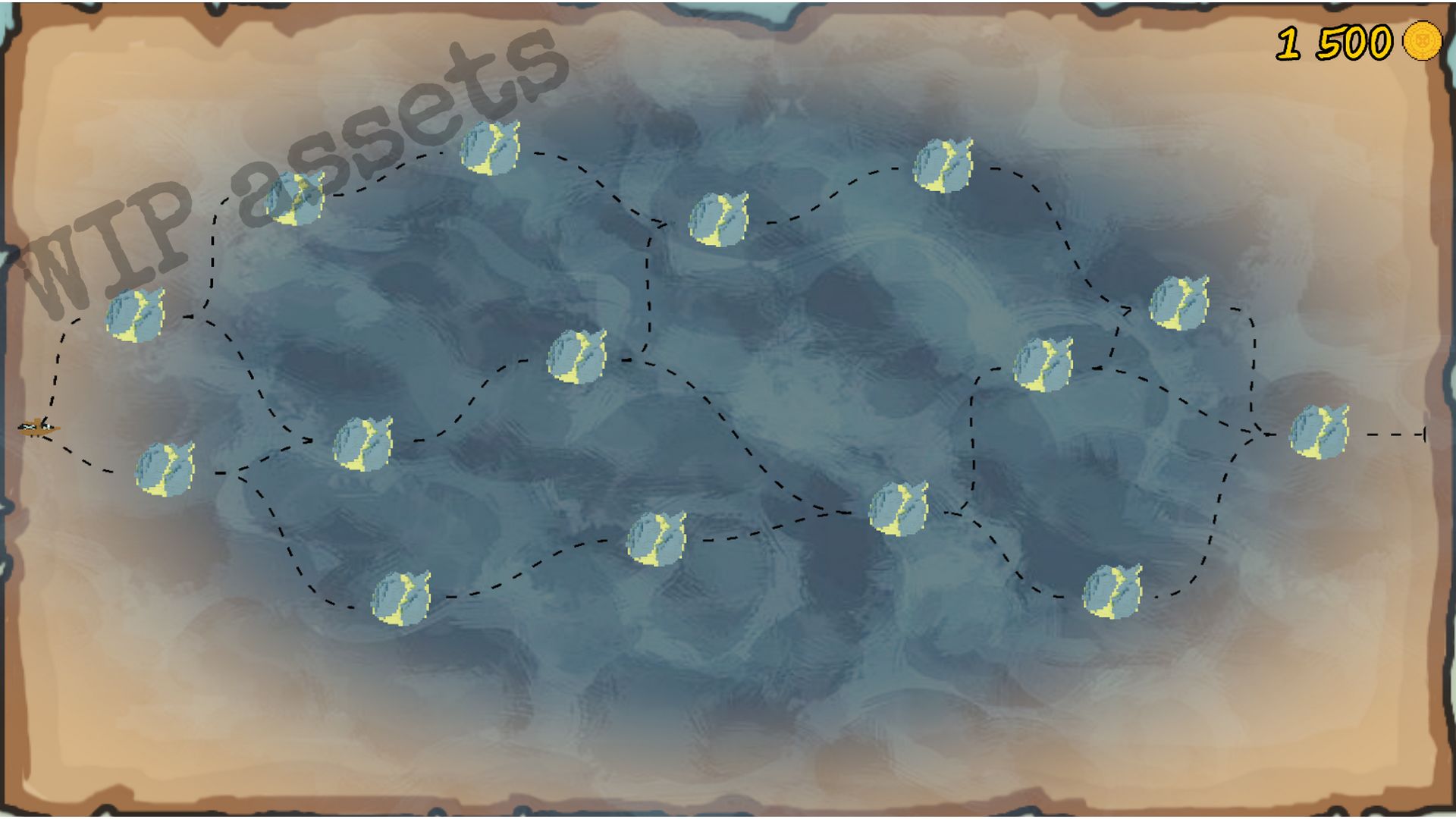 Map and seas